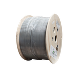 Bobina de Cable Blindado F/UTP de 4 Pares, Z-MAX, Cat6A, Soporte de Aplicaciones 10GBase-T, CM, Color Gris, 305m