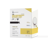 Bobina de cable de 100 m (328 ft) Cat5e, Aleación de Cobre y Aluminio (CCA), color Gris, Uso Interior.