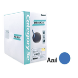 Bobina de cable UTP 305 m. de Cobre, NetKey, Azul, Categoría 5e (24 AWG), PVC (CM), de 4 pares