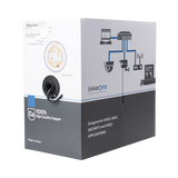 Bobina de cable de 305 m, Cat5e , FTP, blindado, color negro, UL, para aplicaciones en CCTV, redes de datos. Uso en Intemperie